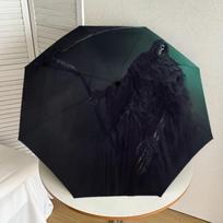 1pc Death Grim Reaper Print Umbrella Multi-functional Umbrella Umbrella for Men & Women, Valentine's Day Anniversary Gift0818246