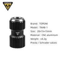 Topeak Bicycle CO2 Inflator Bike NANO AIRBOOSTER CO2 Air Pump Fits Presta and Schrader valves for 16g or 25g Cartridges TNAB-1