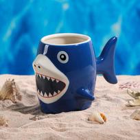 Cartoon Ceramic Mug Coffee Cups 3D Shaker Pattern Porcelain Water Cup With Handle 450ml 401-500ml