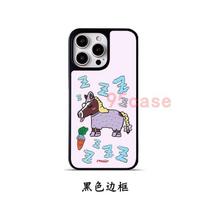 Simple Ins Polka Dot Pony New Creative Phone Case For iPhone 17 16 15 14 13 11 Pro Max Plus AIR Silver Border Advanced Cover iPhone 14