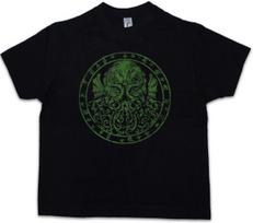 CTHULHU RUNES Kinder Jungen kids boys T-Shirt Horror Arkham Miskatonic Lovecraft Dunwich 160