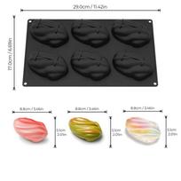 Pistachios Design Food Grade Silicone Chocolate Mold French Mousse Cake Mould Soap Molds Kitchen Dessert Tools A3