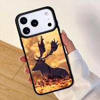 Autumn Geometry Stag - Seasonal Mobile Phone Case for IPhone 17 AIR 16pro Max 15 14 13 12 11 Bumper Cover iPhone 12 mini