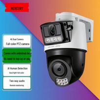 Mercury 4G Dual-Lens 5MP Outdoor Security Camera (CN version) 256GB Memory Card