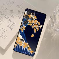 The Great Wave Of Shiba Inu Pug Phone Case For Samsung Galaxy S23 FE S20 S21 S22 S23 S25 S26 Ultra S10 Plus S25 FE Back Cover Galaxy S25 Plus