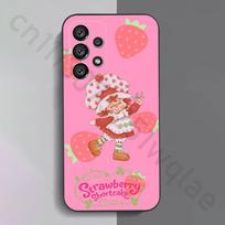 Strawberry Shortcakes Phone Case For Samsung S9,S10,S20,S10,S21,S25,S24,S23,Ultra,FE,Plus,Lite,Soft Silicone Black Cover SamsungS225G