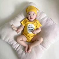 Infant Newborn Romper  Sauce Onesie with Hat Baby Bodysuit Cosplay Baby Twins Red Tomato Ketchup and Yellow Mustard Costume 0-2T 66 For 0-3M