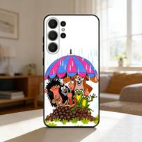CUTE Cartoon T-The L-Little Mole Phone Case For Samsung S26,S25,24,23,22,30,21,10,9,Ultra,Plus,Lite,FE Soft Black Case Samsung S21lite