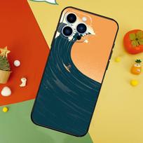 Surfing Wave Case For iPhone 14 13 12 11 15 16 Pro Max Mini X XR XS Max 8 7 14 15 16 Plus Cover Funda iPhone 12 mini