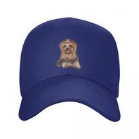 Personalizuota Jorkšyro terjero Yorkie šunelio beisbolo kepurė Unisex moterims, reguliuojama tėčio kepurė, lauko Snapback kepurės, Trucker kepurės Adjustable Cap brown