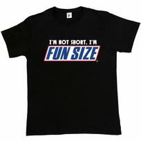 IM Not Short IM Fund Snickers Marathan Funny T-Shirt S