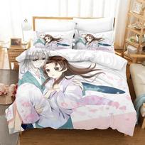 Kamisama Hajimemashita Tomoe Lovos patalynės komplektas Viengulis Twin Pilnas Queen King Dydžio Lovos Komplektas Suaugusiems Vaikams Miegamojo Antklodės užvalkalų Rinkiniai 3D Anime 70x133cm 2pcs