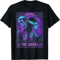 The Monster Frankenstein And Bride The Lovers Tarot Card 1 T-Shirt S