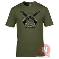 Airsoft O Nada Camiseta Equipo Airsoft De Deporte Militar 2XL