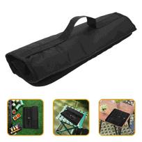 Canvas Knife Storage Bag Oxford Cloth Water Proof Travel Cutlery Organizer juoda