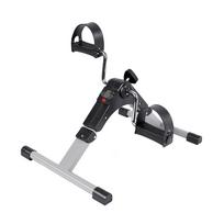 Mini dviratis treniruoklis po staliniu dviračio pedalu su LCD ekranu, nešiojamas stalinis dviratukas, skirtas rankų ir kojų treniruotėms silver black #1