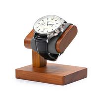 Oirlv SM21402 Wooden Watch Compatible with Eligible Invoices Stand, Portable, Mini, Storage, Display, Photography, Luxury, Stylish, (Dark Gray) pilka spalva