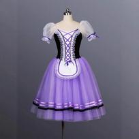Red Giselle Ballet Dance Tutu Ballerina Dress For Girls Women Stage Performance Costume Long Ballet Dancing Tutu Dresses 110cm violetinė