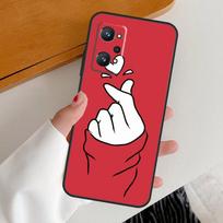 Kpop Finger Heart For Realme GT7 GT6 15 Pro 10 11 12 13 14 Pro Plus C65 C63 C61 C55 C51 C53 C35 C75 C67 Case Realme 15 Pro