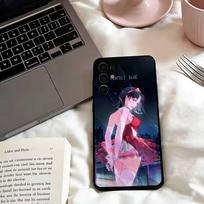 P-Perfect B-Blue Mima-a Phone Case For Samsung S25,S24,S21,S22,S23,S30,Ultra,S20,Plus,Fe,Lite,Note,10,Black Cover Samsung S21fe