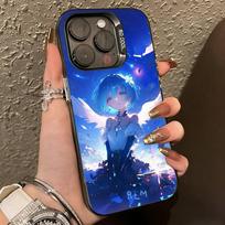 Re  Z-Zero Rem Phone Case For iPhone 17,16,15,14,13,12,11 Plus,Pro Max,XS,Colored Silver Plated Inside Cover iPhone16ProMax