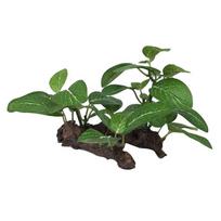 for Fish Tank Decor Simulated Ficus Tree Aquarium Plants Turtle Jar Ornament Artificial Plants B
