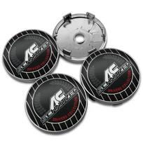 4pcs/set Universal 60mm AC SCHNITZER Emblem Car Wheel Center Cap Hub Covers Badge For HONDA TOYOTA BMW KIA Chevrolet FORD LEXUS
