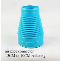 Pipe Part for Airbrush Spray Booth Exhaust Pipe exhaust fan outlet pipe connector air outlet Flat duckbill exhaust nozzle hose 15CM to 10CM