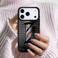 Barber Stripes Scissors Phone Case For Apple iPhone 17 Air 16E 15 14 Plus 13 12 11 Pro Max Mini Funda Cover iPhone 12 mini