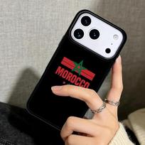 Capa Case for iPhone 17 Air 16 Pro Max 15 Plus 11 13 Mini 14 12 Back Phone Cover Morocco Maroc Moroccan Flag iPhone 14 Plus