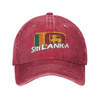 Baseball Cap Sri Lanka flag  Spring Classic Trucker Hat  UnisexTeens Custom DIY Hunting Camping Breathable Baseball Caps One Size