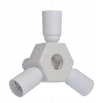 Przejściówka Adapter Z Gniazda E27 Na 4Xe27