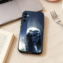 S-Singer B-Billie Eilish Phone Case Black Silicone Soft For Samsung Galaxy A73,A72,A71,A70,A53,A52,A51 Samsung a73 5g