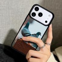 Capa Case for iPhone 17 Air 16 Pro Max 15 Plus 11 13 Mini 14 12 Back Phone Cover Pigeons Collage iPhone 15 Plus