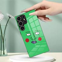 Anime Mob Psycho 100 Phone Case For Samsung S26 S25 Edge Ultra 23 22 21 20 Ultra Plus S24 Fe Glass Cover Galaxy S26 Plus