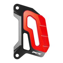 Motorcycle Rear Disc Brake Caliper Protective Cover For Honda PCX125 PCX160 PCX150 PCX 125 160 2017-2023 Pump Guard Protector raudona