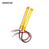 SNDHEATER 70x8x3MM PTC Heating Element 12V 24V 220V Hair Straightner Heater Replacement 80C 270C Temperture Wrapped in Heattape 220V 270C 50-80W