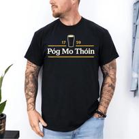 Póg Mo Thóin Funny Pog Mo Thoin Lucky Irish Green St Patricks Day T-Shirt M