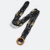 Retro Bohemian Style Belt Woven Waist Rope Vintage Ethnic Style Waistband  Dress Decoration Style 4