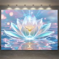 2D Magical Lotus Flower Backdrop for Home & Studio Photography 47.2x31.5inch/120*80cm
