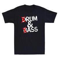 Drum & Bass / Rum & Ass Funny Drummer Gift Sarcastic Quote Novelty Men's T-Shirt L