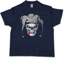 JOKER SKULL I Kids Boys kids boys T-Shirt Dead Tattoo Art Rockabilly Skeleton Roses Artist 120