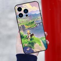 Anime Game Genshin Impact Phone Case For iPhone 15 16 Pro Max 12 13 Mini 11 14 Pro Max XR 16 15 Plus 16e Back Cover iPhone 16e