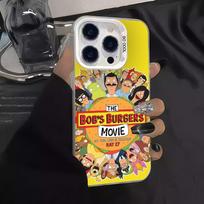 Cartoon cute B-Bobs B-Burgers phone case For iPhone 12 11 13 14 15 16 17 Max Pro Plus Mini Protective IMD Color Cover iPhone 11