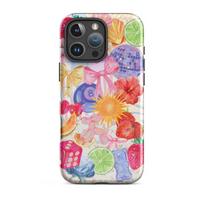 Luxury Clmj Retro floral Phone Case for iPhone 17 16e 16 15 14 13 12 11 X XS XR XSMAX 8 Air Pro Max Plus Double-layer Back Cover iPhone 11