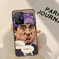 The Office Michael Scott Fundas For POCO F3 F4 X4 GT POCO X3 X5 F5 Pro Case For Xiaomi 13 12 Lite 12T 11T Pro Cover Mi 12 Lite
