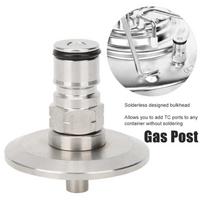 1.5in Gas Lock Post Adapter 1/2 NPT Female Ball Connector Professional Sanitary Fitting  Beer Keg