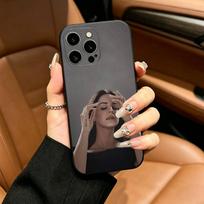 Music  L-Lana D-Del Rey Phone Case For iPhone 12 13 14 15 16 17 Pro Max, Lightweight and practical Soft Black Cover iPhone17