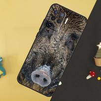 Wild Boar Case For Oppo A5 Pro A6 A15 A16 A76 A96 A17 A57 A98 A58 A78 A18 A38 A54 A74 A94 A40 A60 A80 OPPO A79 5G