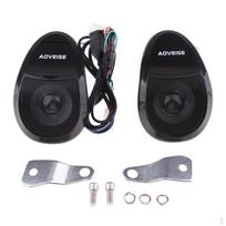 Motorcycle MP3 Stereo Speaker Audio System Radio USB TF Black